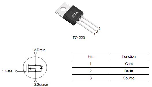 適配器充電器mos,500v mos,to220,??KNP6450B場效應管-KIA MOS管