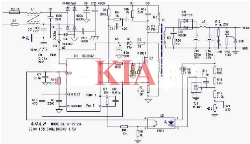24v開(kāi)關(guān)電源電路