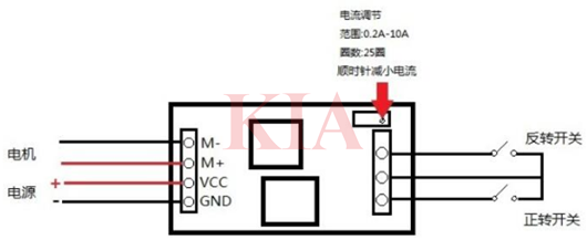 24v直流電機正反轉
