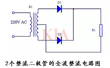 二極管整流電路,全波整流