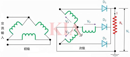 三相半波整流電路